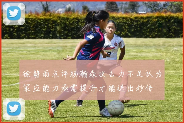 徐静雨点评杨瀚森攻击力不足认为策应能力亟需提升才能送出妙传