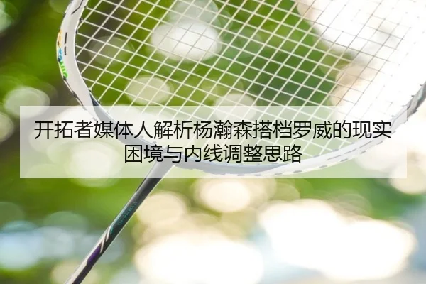 开拓者媒体人解析杨瀚森搭档罗威的现实困境与内线调整思路 - 3377Sports